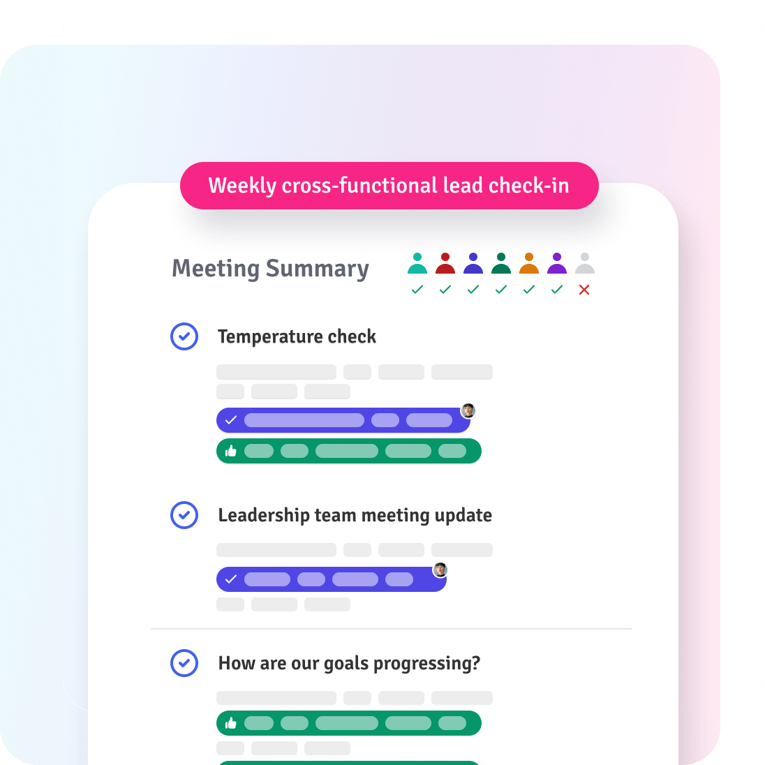 Share meeting summaries